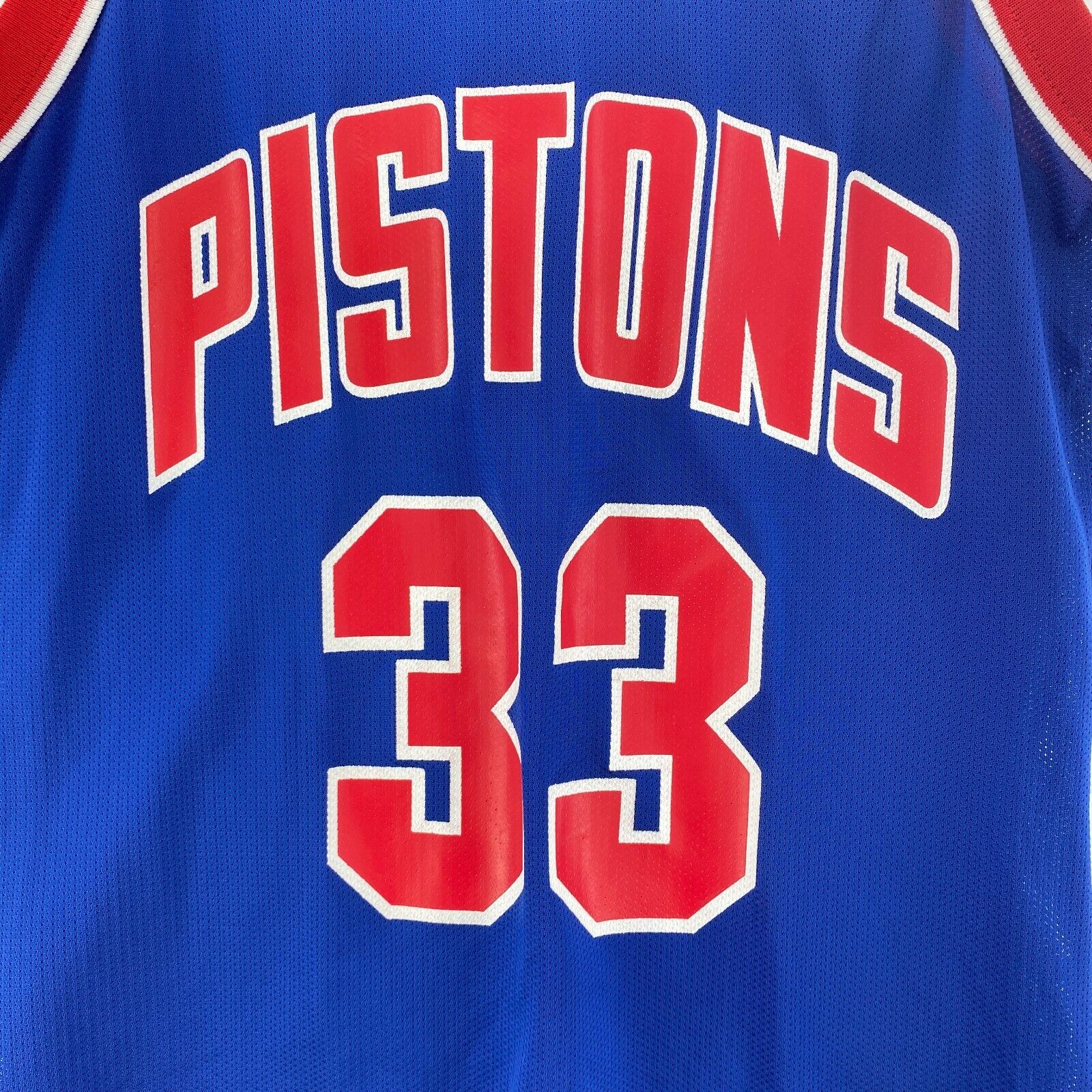 Grant Hill #33 Detroit Pistons Champion Vintage Basketball Jersey Size S NBA