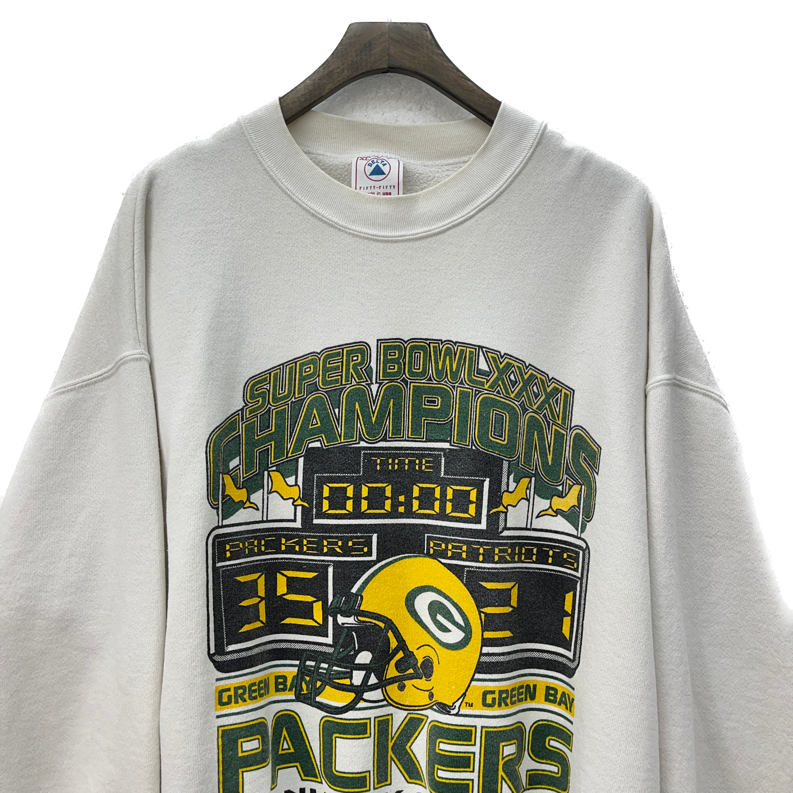 1997 Green Bay Packers Superbowl Champs Sweatshirt Size XL Football NFL Crewneck