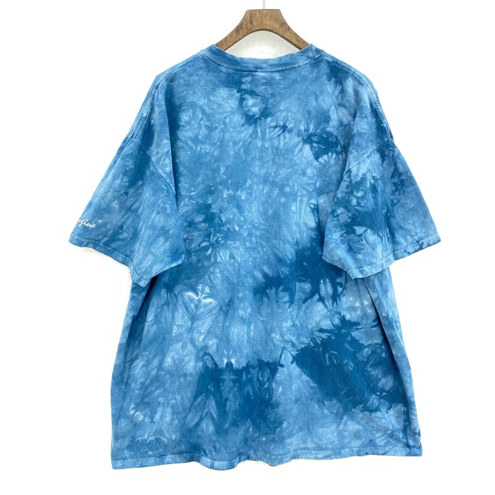 The Mountain Wolves West Virginia Tie Dye Blue T-shirt Size XXL Animal Print
