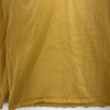 Nike Logo Swoosh Yellow Long Sleeve T-shirt Size L