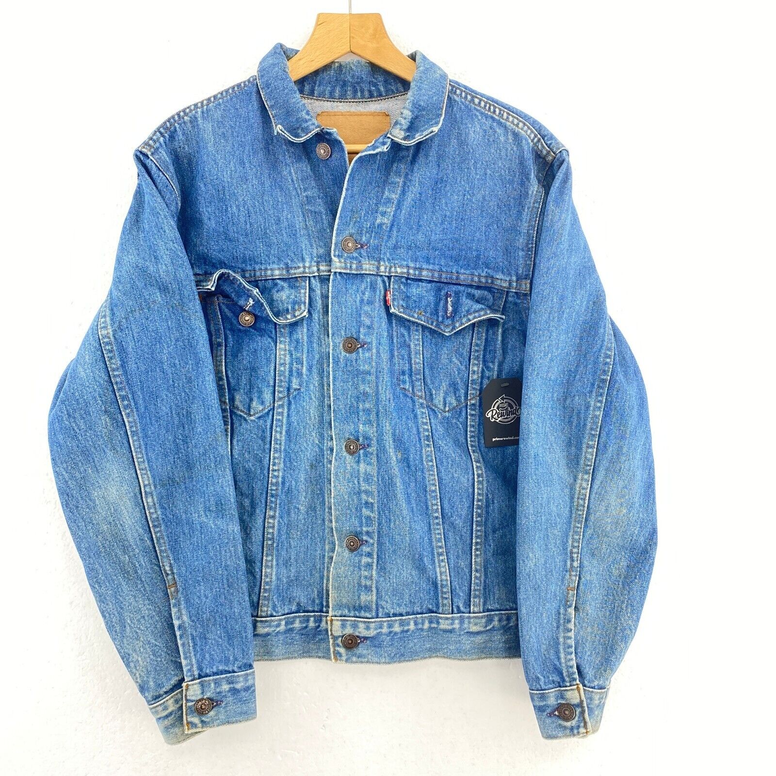 Levi's Medium Wash Blue Vintage Denim Trucker Jacket Size M