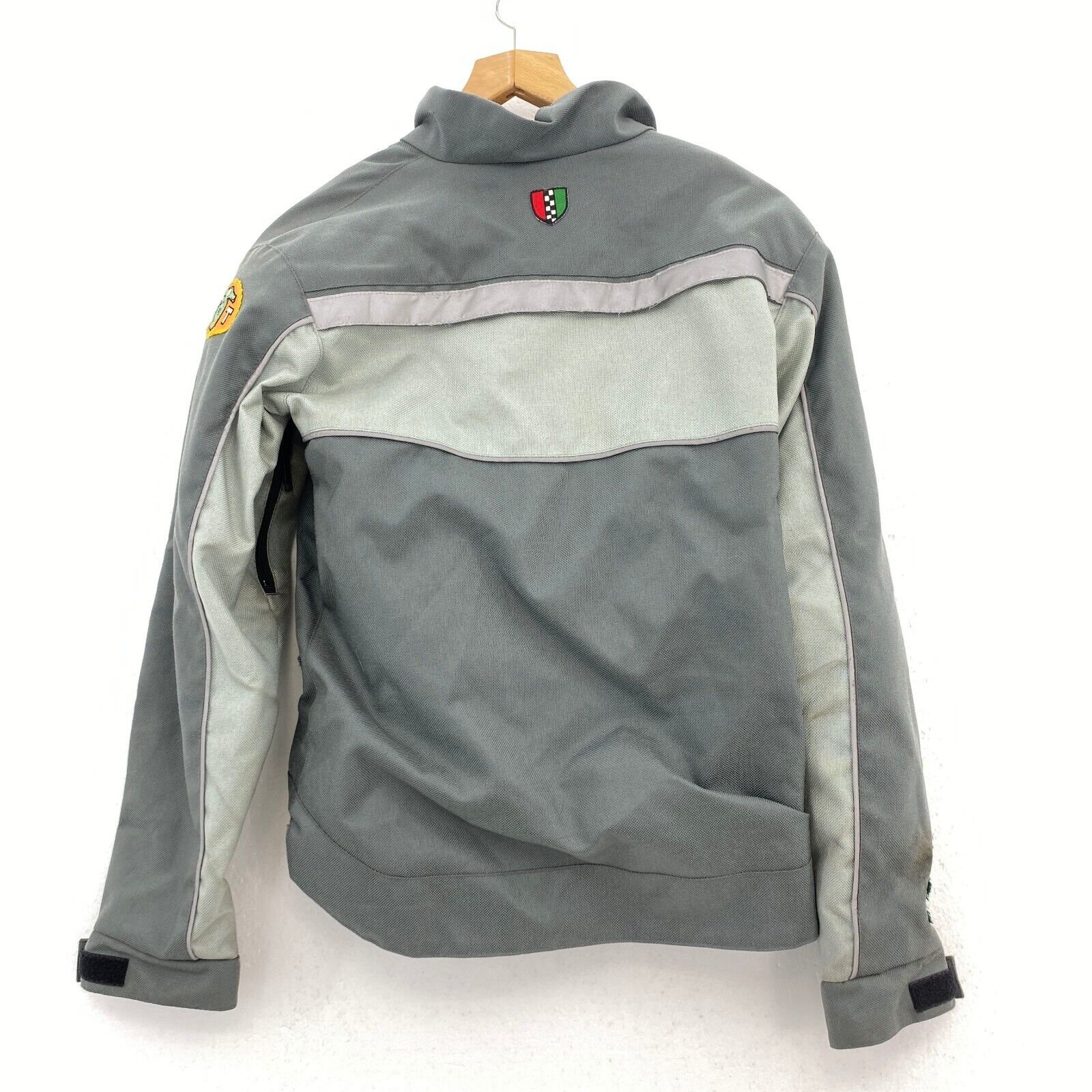 Corazzo Gray Motorcycle Biker Vespa Jacket Size S Scooterist and Moped