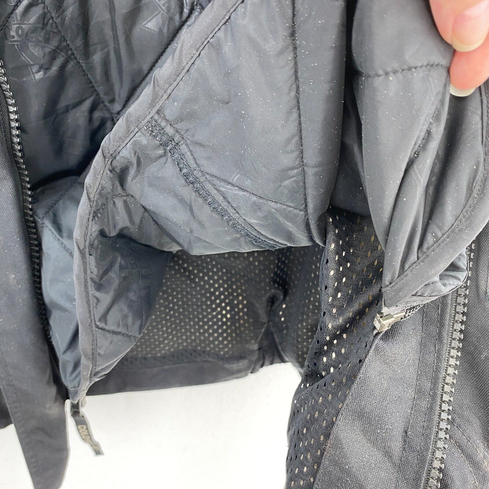 Coldwave Snowmobile Racing Black Winter Jacket Men's Size M