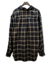 L.L.Bean Vintage Plaid Checkered Button Up Shirt Size L Blue Beige Y2K