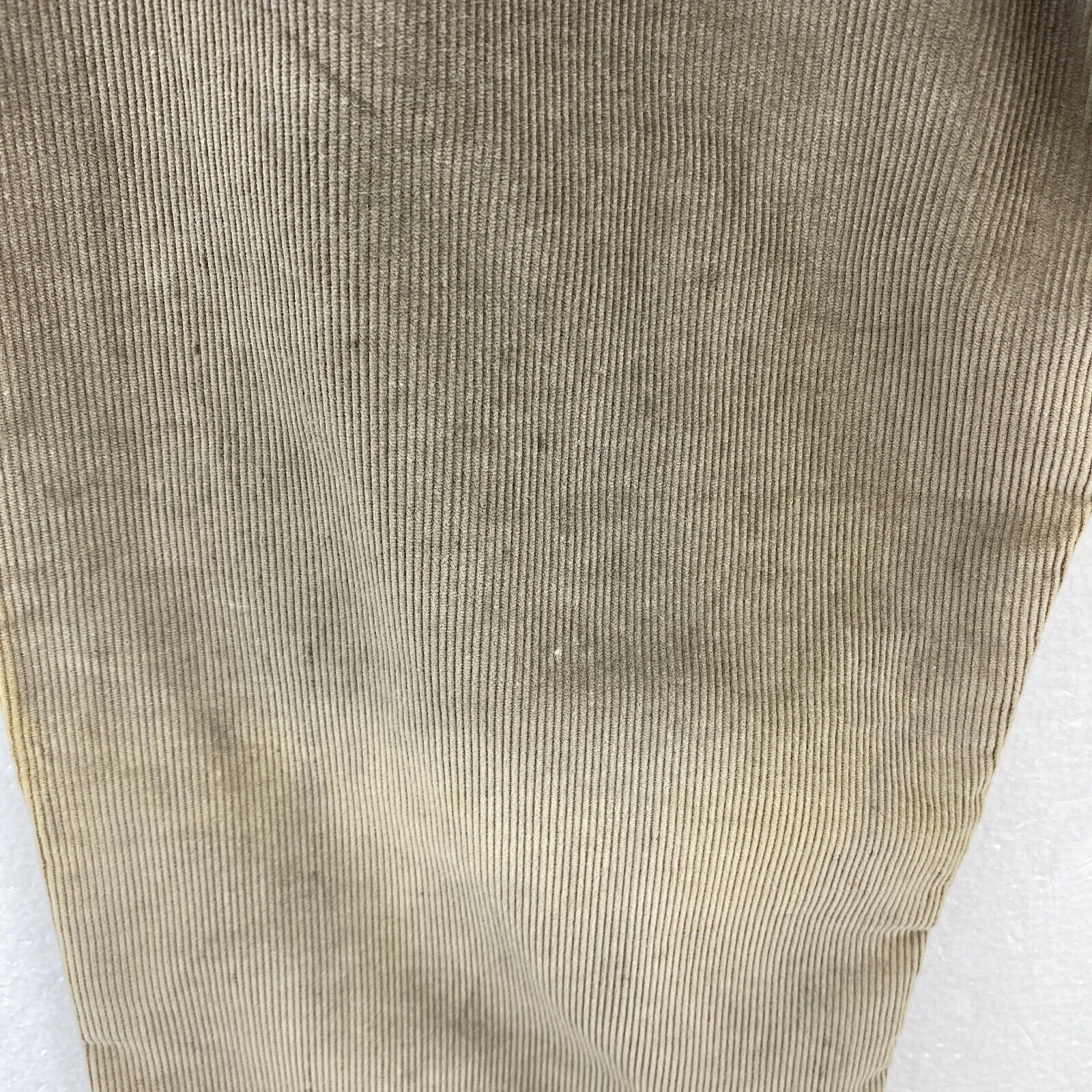 Levis Regular Fit Tapered Leg Tan Corduroy Pant Size 35 x 34 Silver Tab