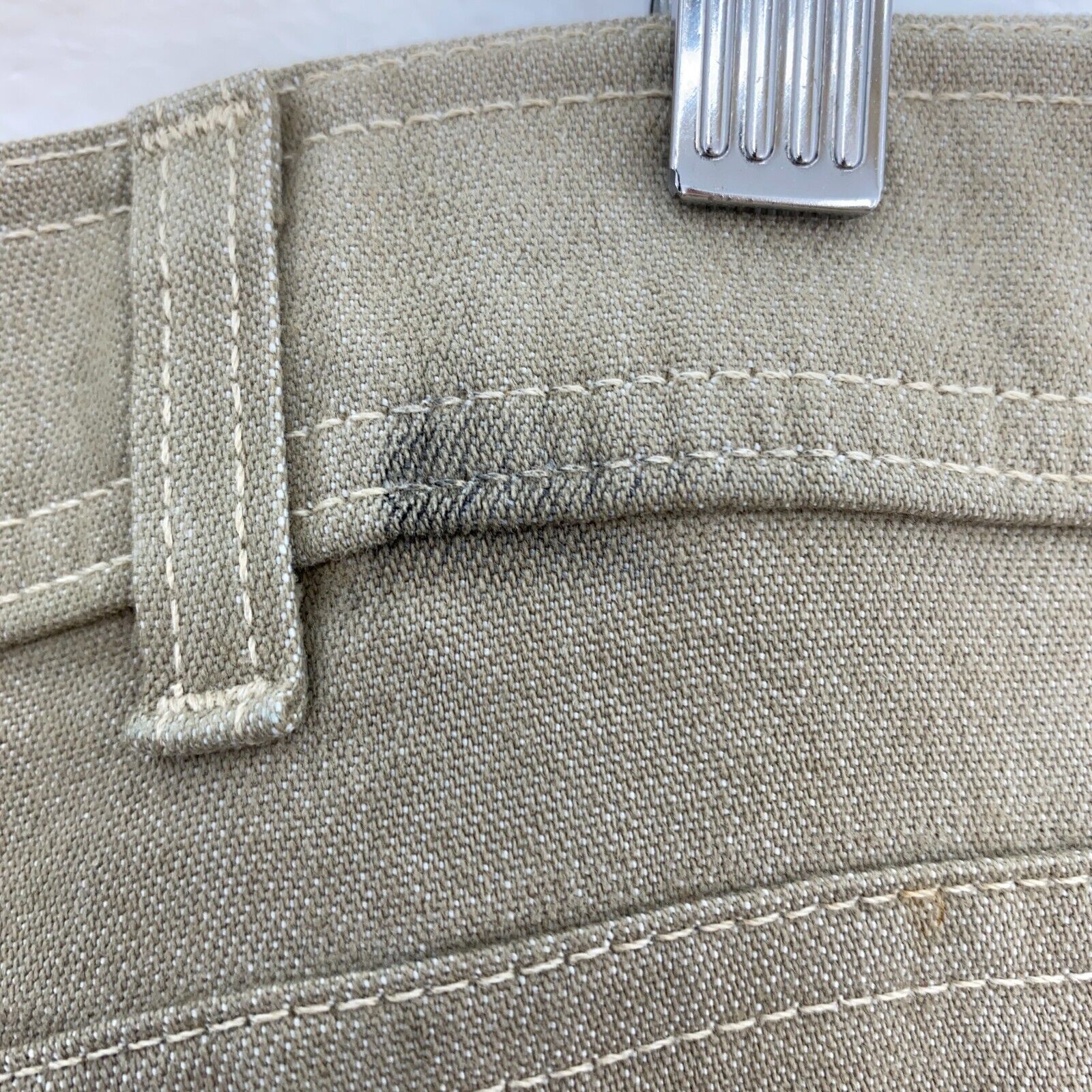 Levi's White Tab Vintage Beige Straight Leg Trouser Pants Size 36x32 60s Rare