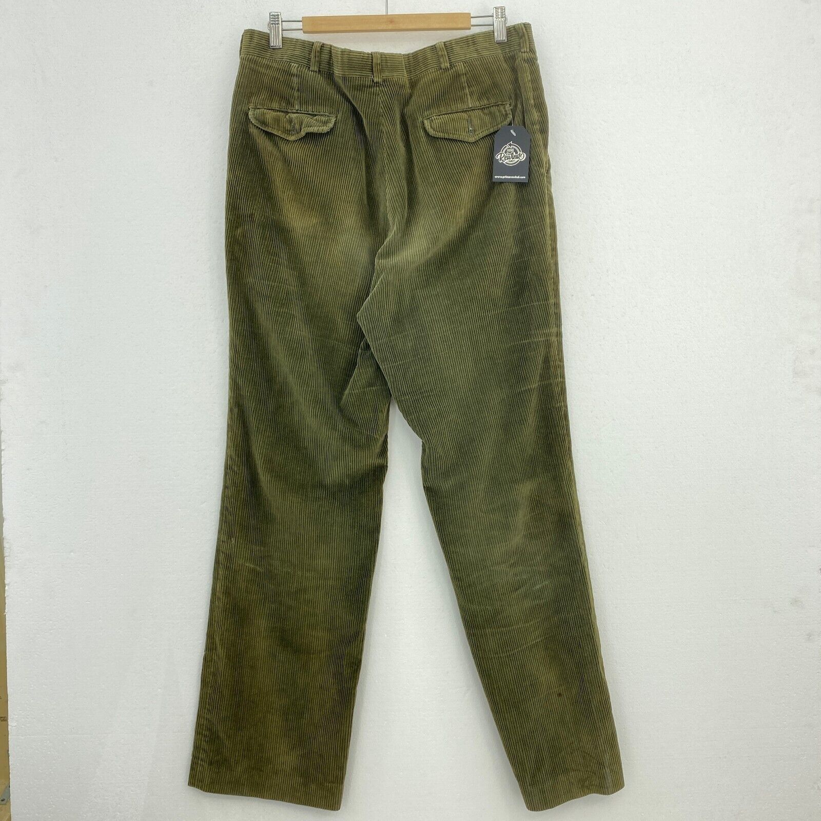 Lands' End Men's Traditional Fit Corduroy Pants Antique Spruce 35