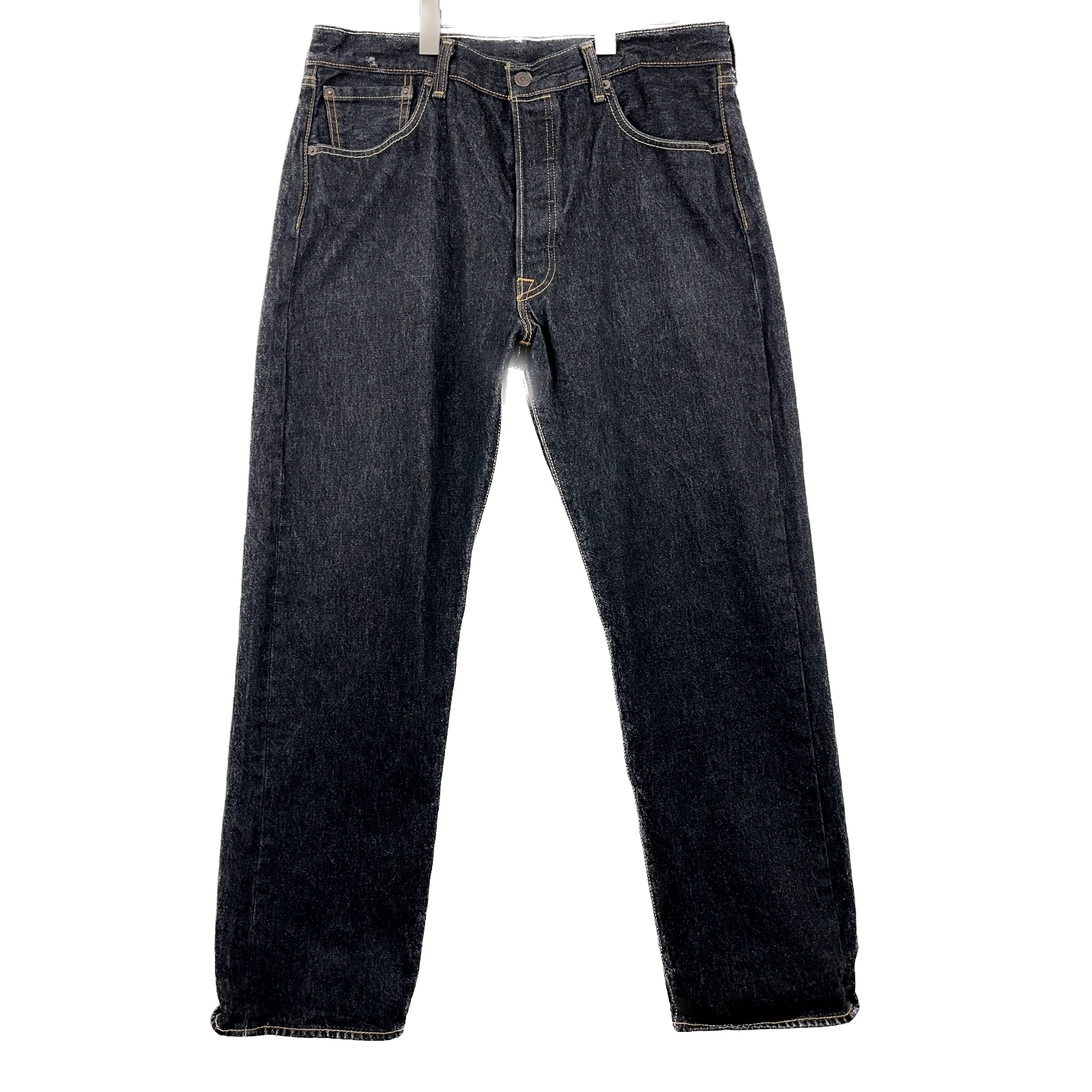 Levis 501 Dark Wash Denim Jeans Size 36x32 Button Up Fly