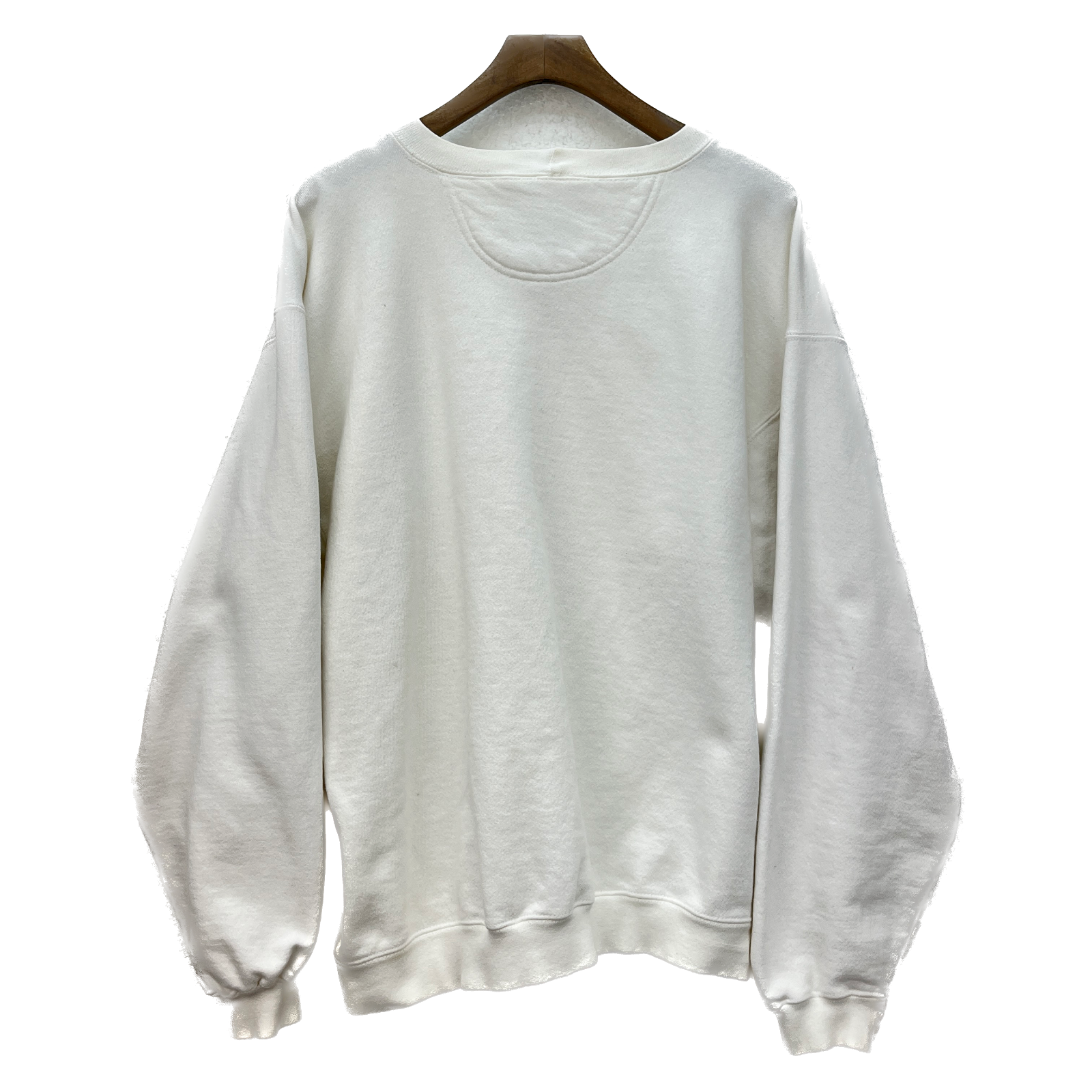 Levi Strauss and Co Embroidered Vintage Sweat Shirt Size M White 90s Crew Neck