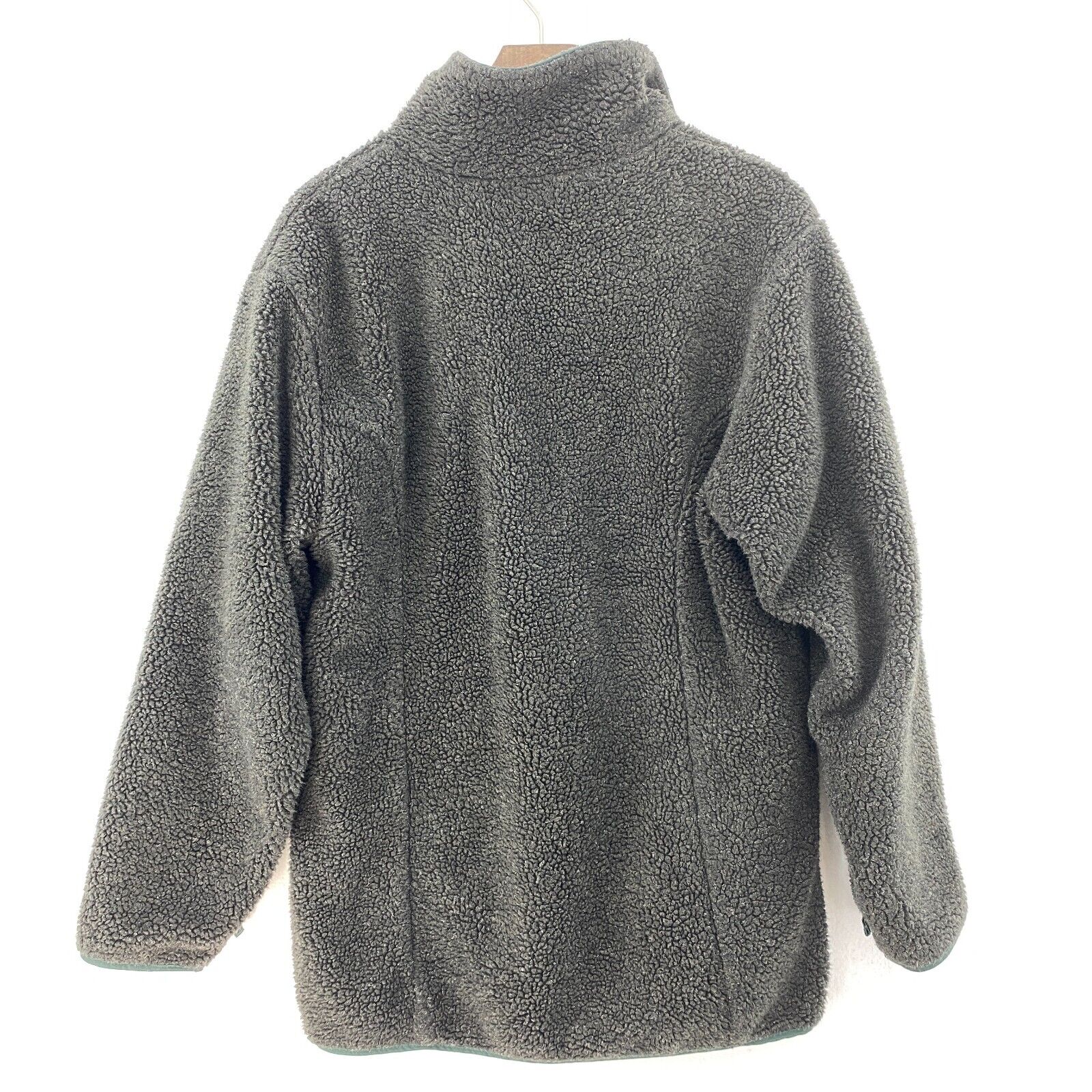 Columbia x L. L. Bean Fleece Jacket Size M Full Zip Up Grey Women's 90s
