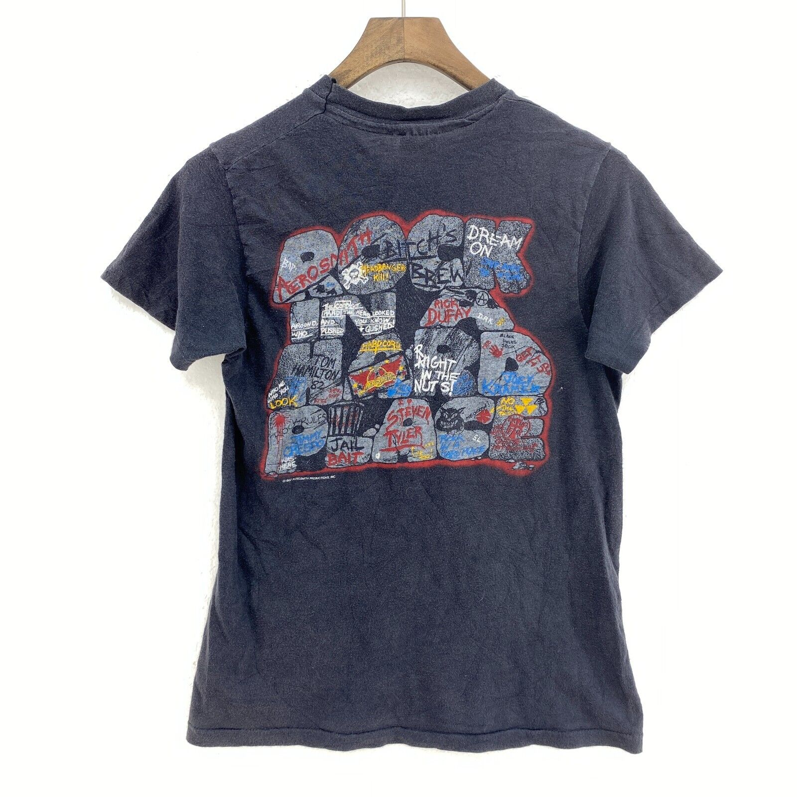 Vintage 1982 Aerosmith Rock in a Hard Place Tour Size M Single Stitch