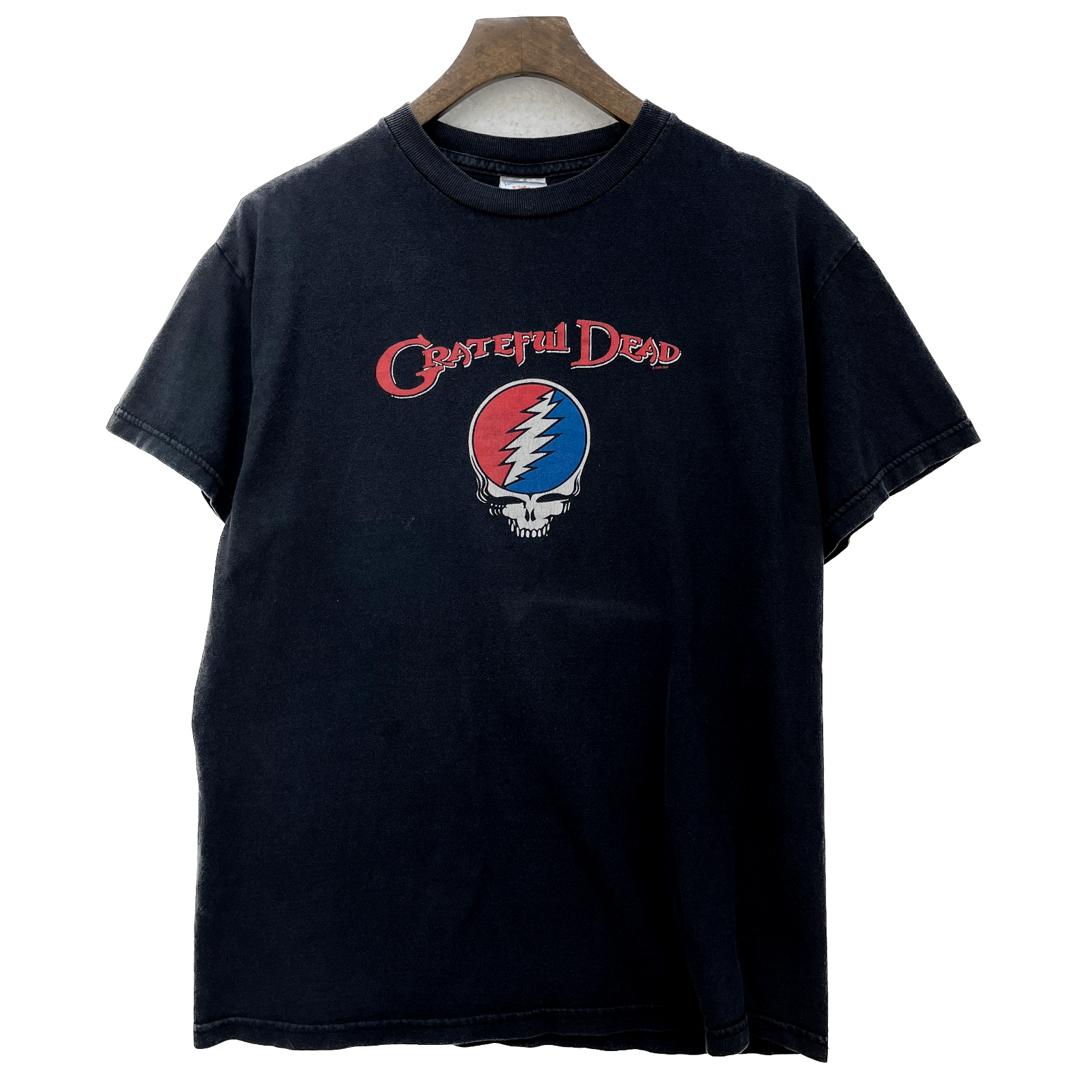 Grateful Dead 2005 Skull Logo Rock Band Black T-shirt Size M