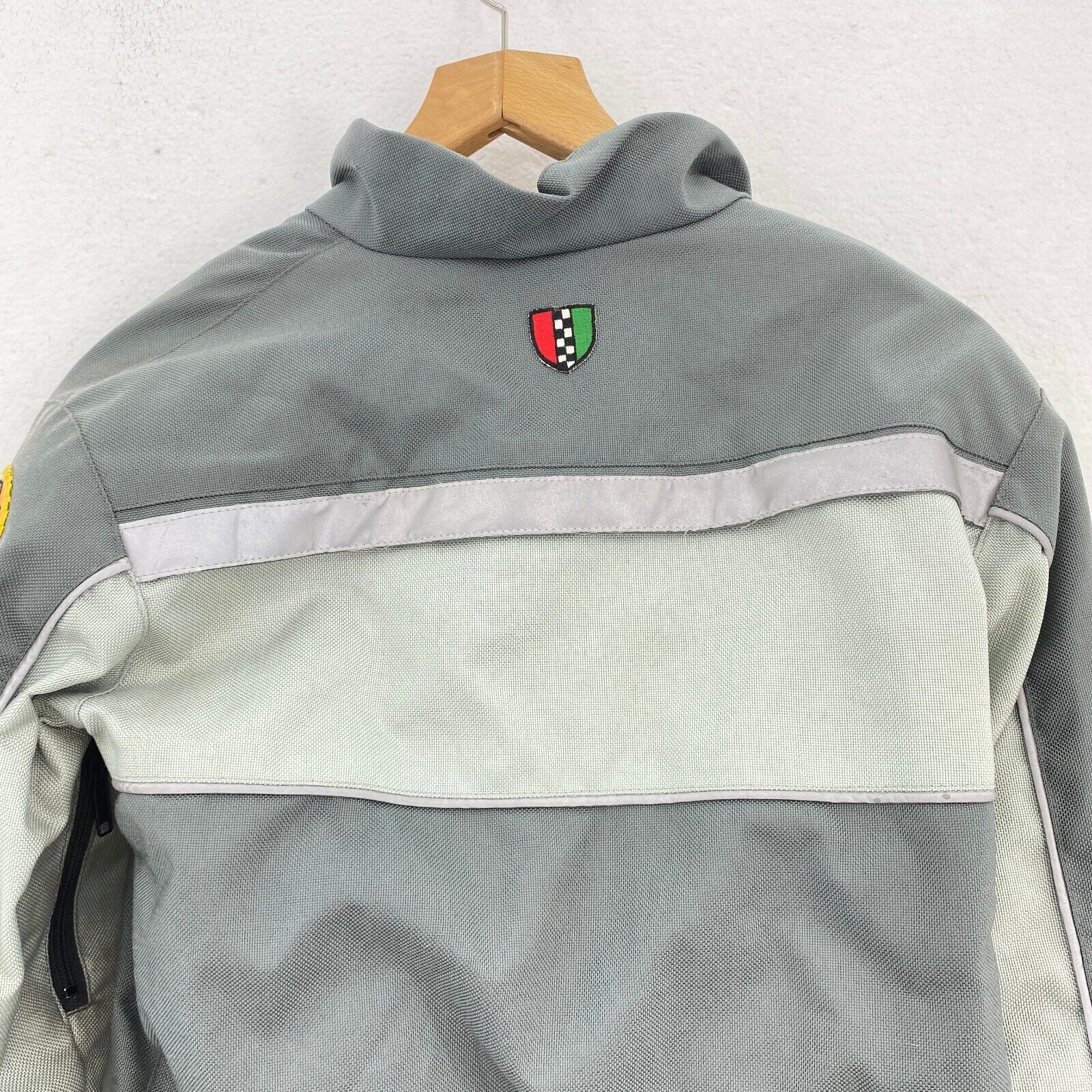 Corazzo Gray Motorcycle Biker Vespa Jacket Size S Scooterist and Moped