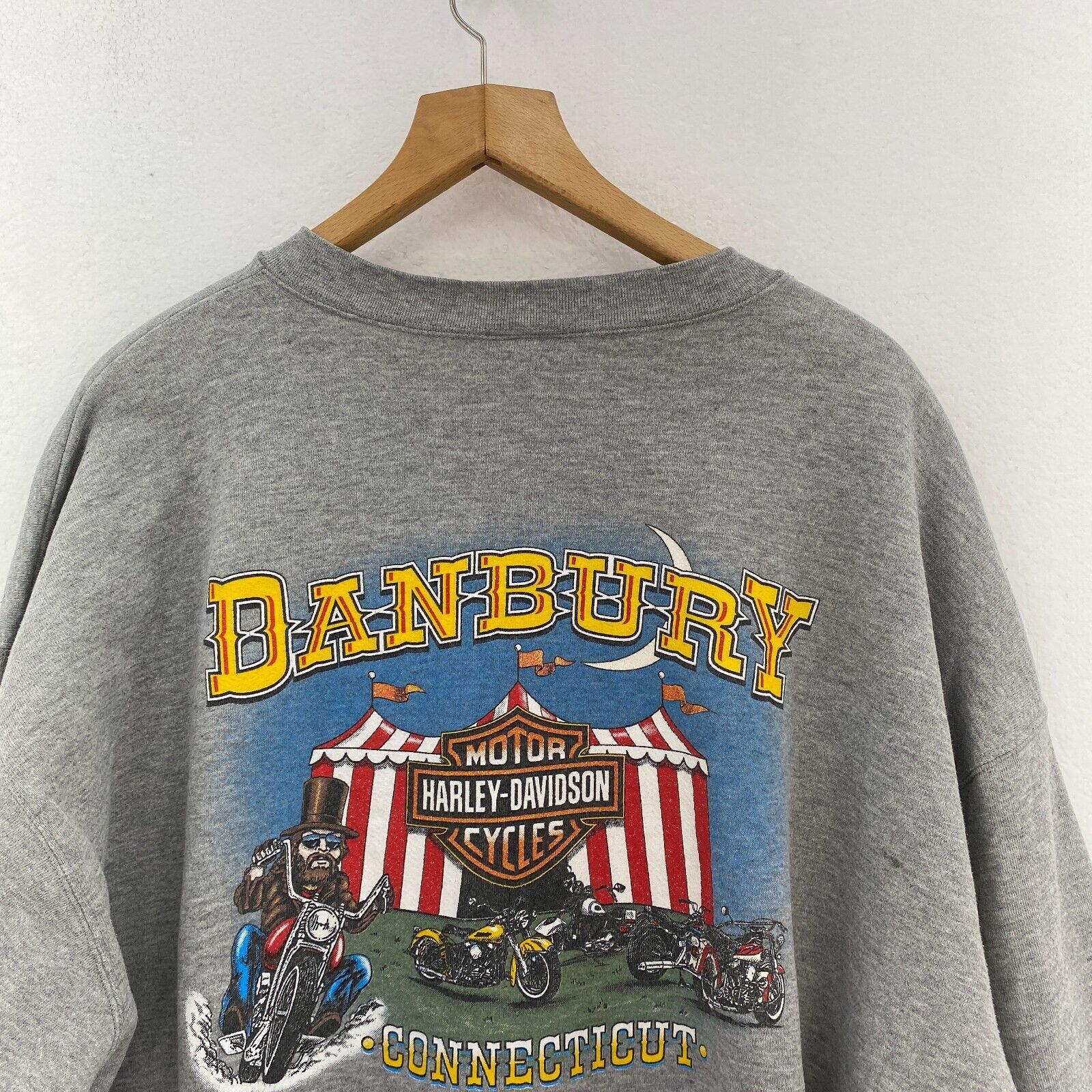 Harley Davidson Motorcycles 2000 Gray Sweatshirt Crewneck Size 3XL