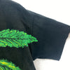 1993 Wild Oats Jamaican Herb Peace Black T-shirt Size L Single Stitch