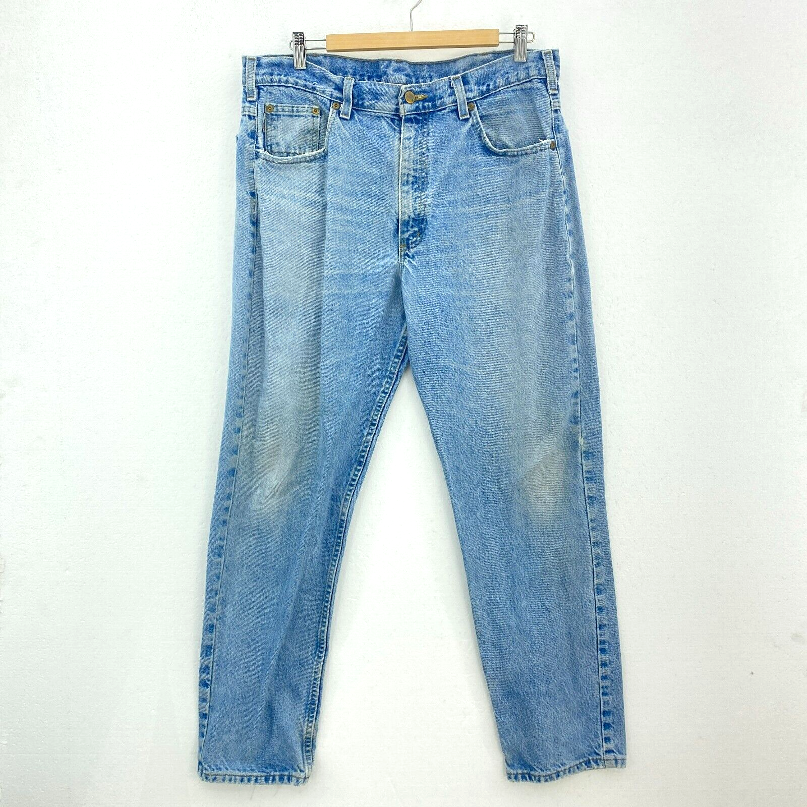 Carhartt Light Wash Blue Vintage Jeans Size 35 x 29