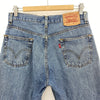 Levi's 505 Relaxed Fit Medium Wash Blue Denim Shorts Size 31