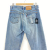 Levi's 501 Blue Light Wash Vintage Denim Tapered Jeans Size 33