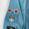 Vintage 1960s Multi Patch Lightweight Full Zip Racing Jacket Size Small