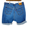 Levi's Women's Wedgie Skinny Medium Was Denim Shorts Size 18