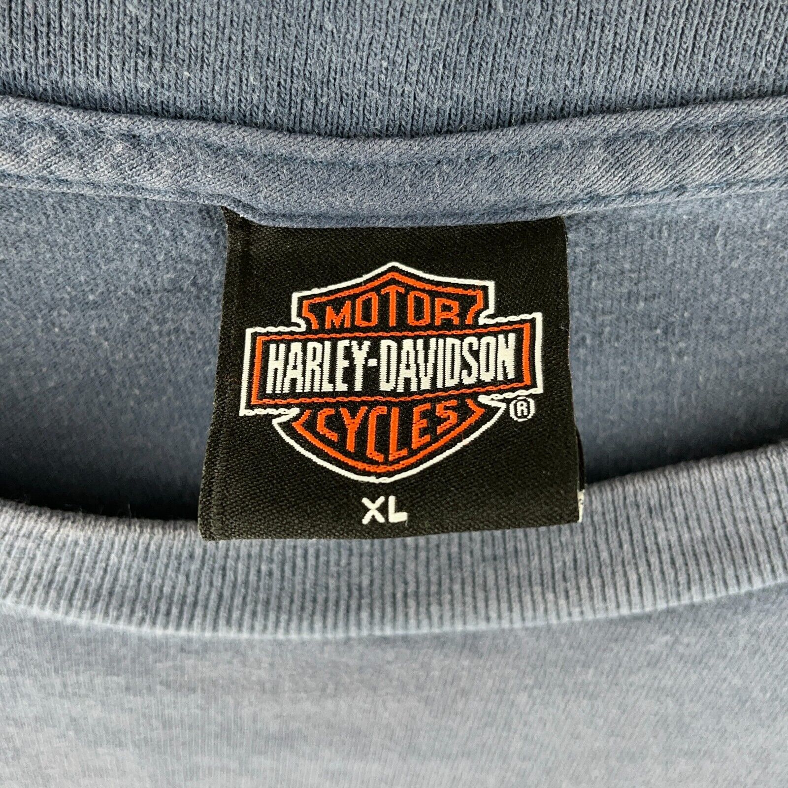 Harley Davidson Motorcycle 2005 Halifax Canada Biker T-Shirt Black Size XL
