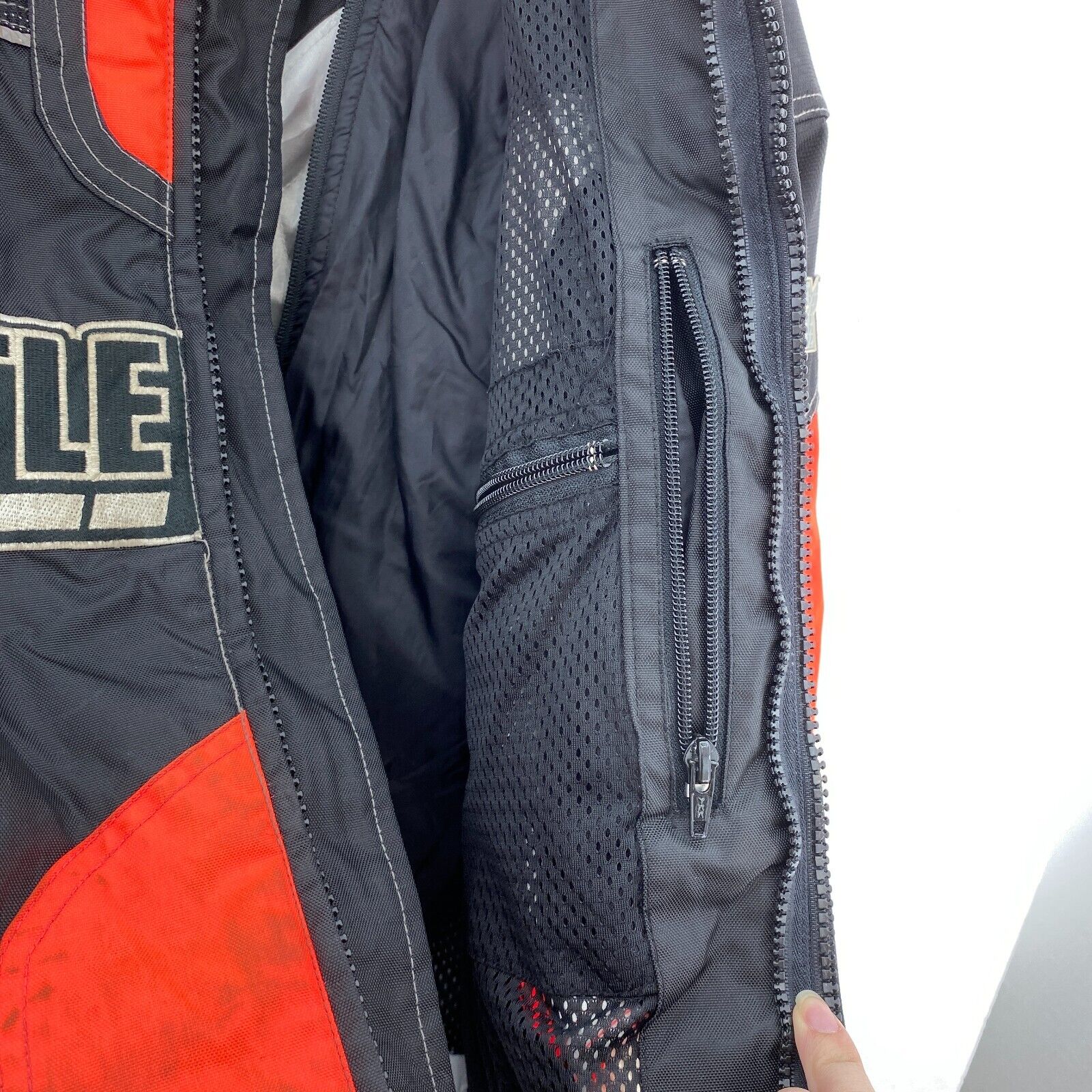 Castle X Racing Motocross Motorcycle Rider Jacket Size XL With Liner