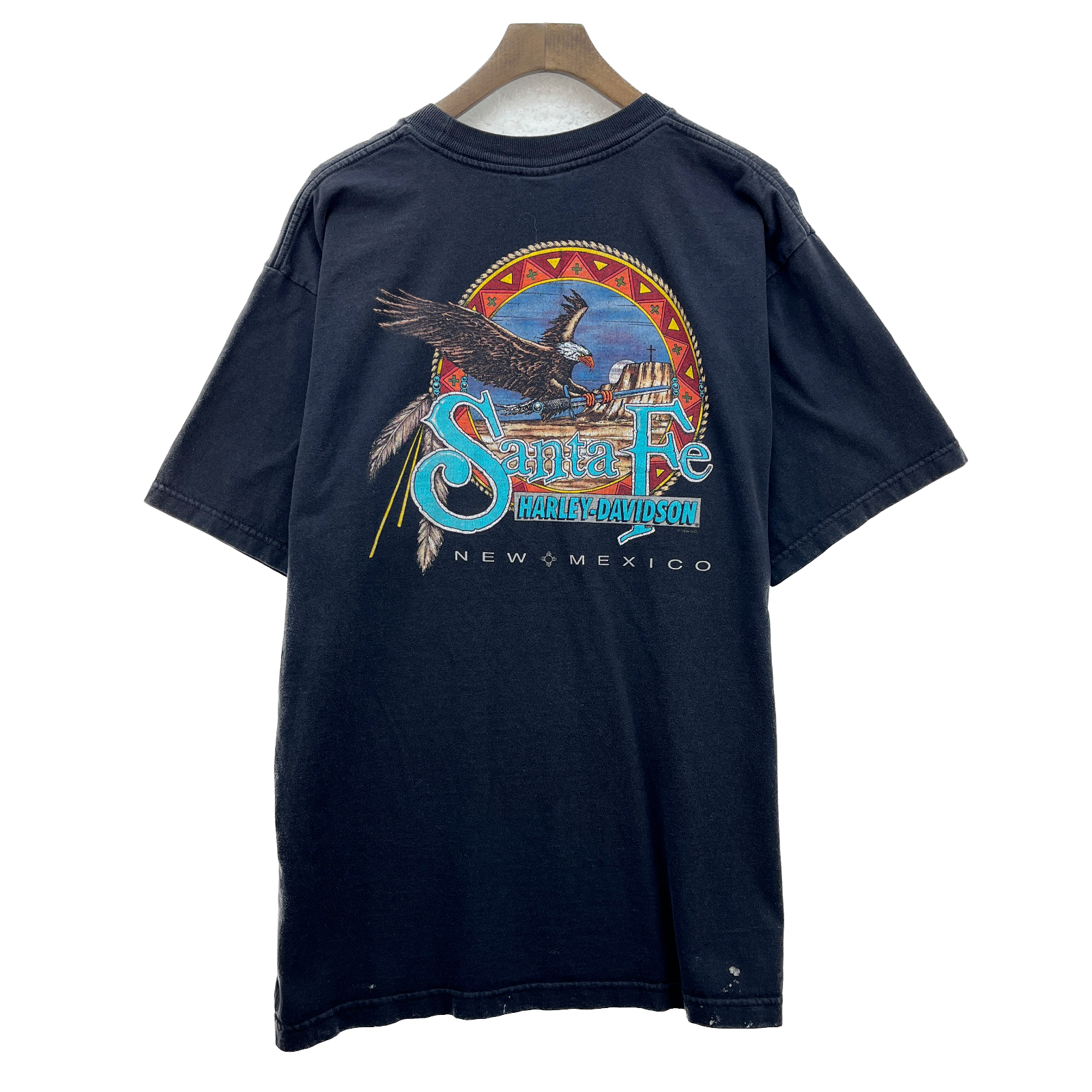 Harley Davidson Motorcycle 2006 Santa Fe New Mexico Black T-shirt Size XL