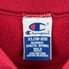 Vintage Champion Logo Red Sweatshirt Size XL