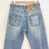 Levi's Strauss Blue Medium Wash Distressed Straight Leg Jeans Size 29 x 32