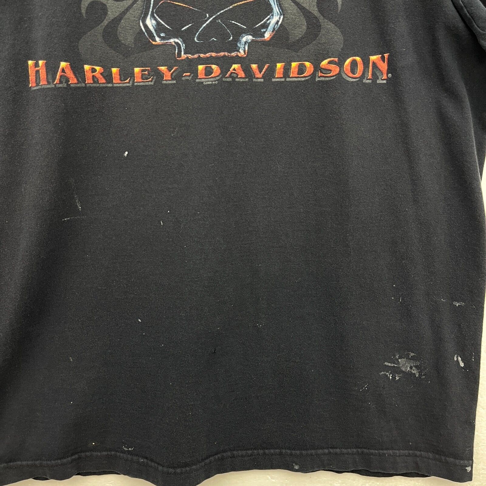 Harley Davidson Motorcycle 2006 Santa Fe New Mexico Black T-shirt Size XL