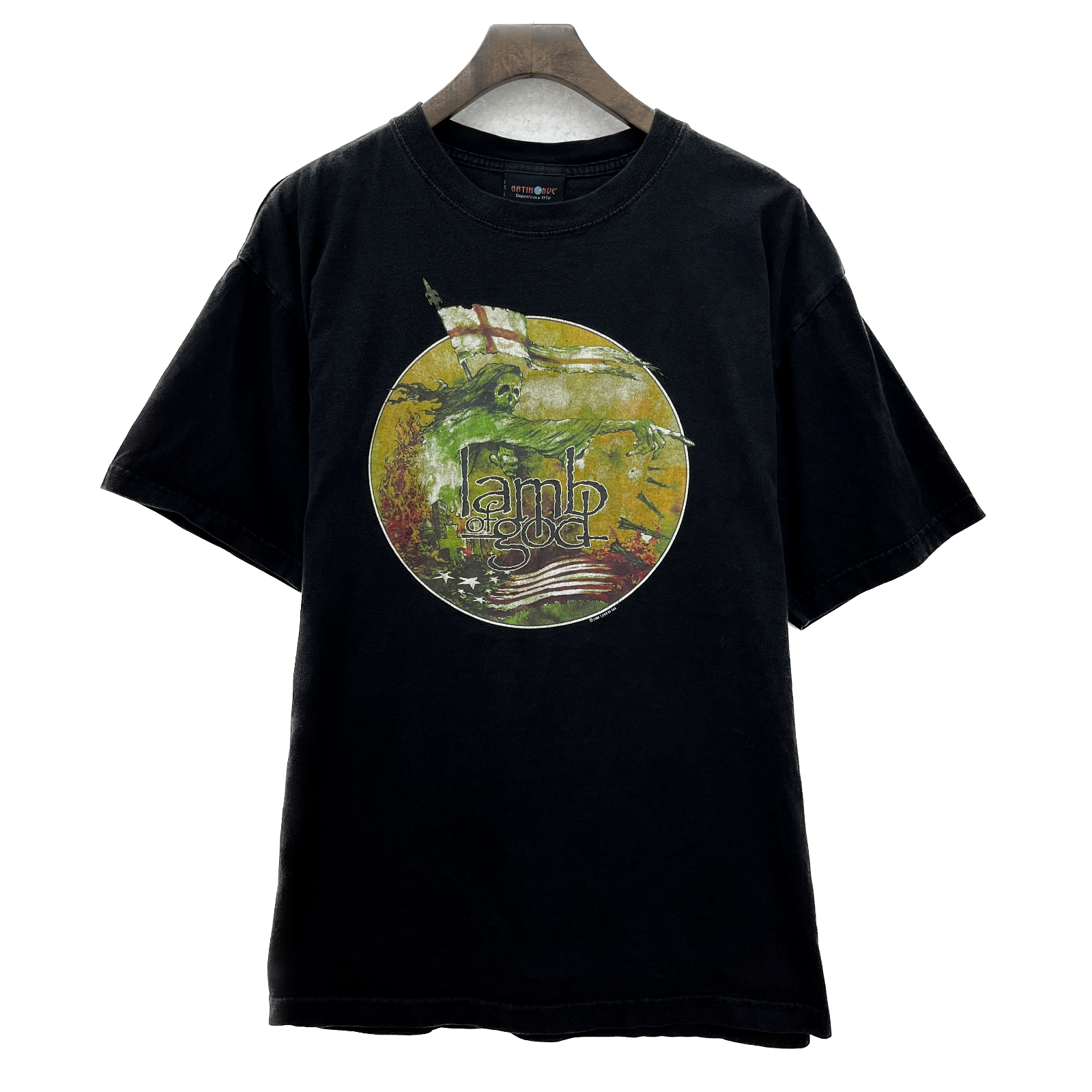 Lamb Of God 2006 Skull Heavy Metal Artimonde Band Black T-shirt Size L