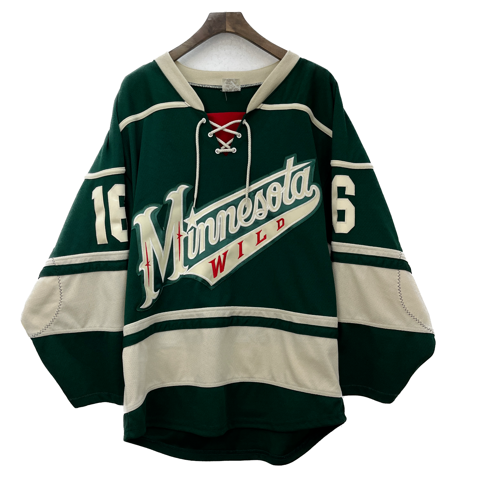 Jason Zucker #16 Minnesota Wild Signed Hockey Jersey Size S Green NHL