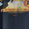 Harley Davidson Orlando Motorcycle Print Biker Spell Out Black T-Shirt Size L
