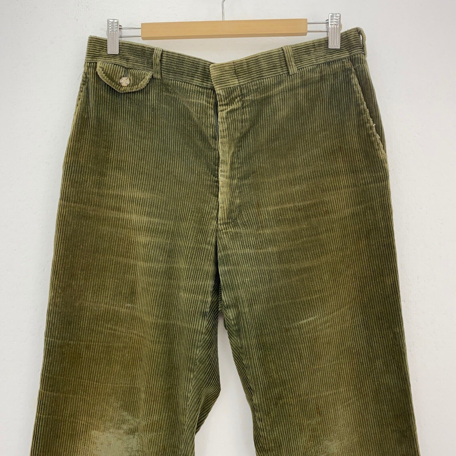 Lands' End Men's Traditional Fit Corduroy Pants Antique Spruce 35