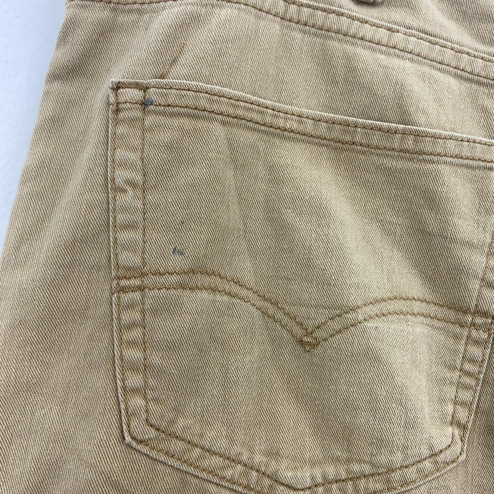 Levi Strauss Tan Denim Jean Shorts Size 38