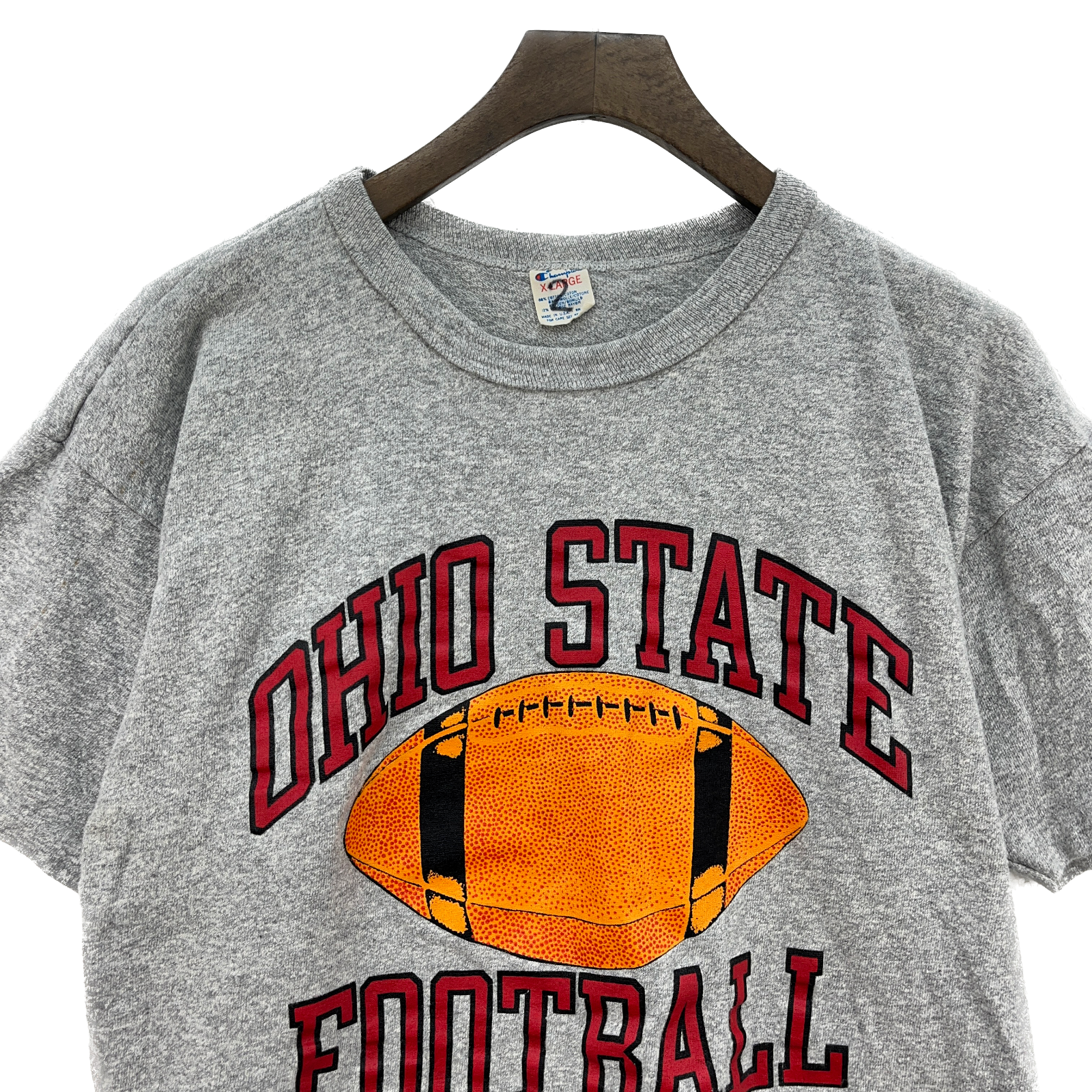 Vintage Champion Ohio State Football Gray Size XL Single Stitch
