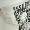 Adidas Tennis All Over Print White T-shirt Size M Single Stitch Tee