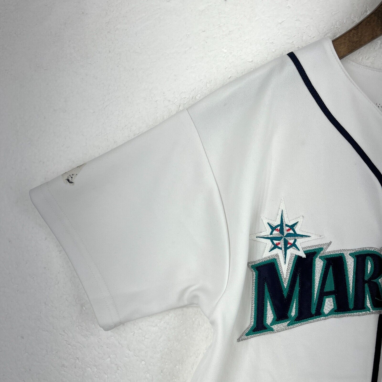 Seattle Mariners Ichiro Suzuki Authentic White Majestic Jersey MLB Kids XL USA