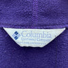 Columbia Logo Purple Vintage Fleece Jacket Size XL