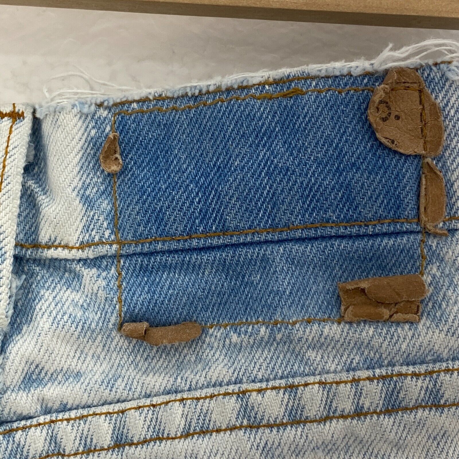 Levi's Vintage Acid Wash Light Blue Jeans Size 30 Tapered Leg