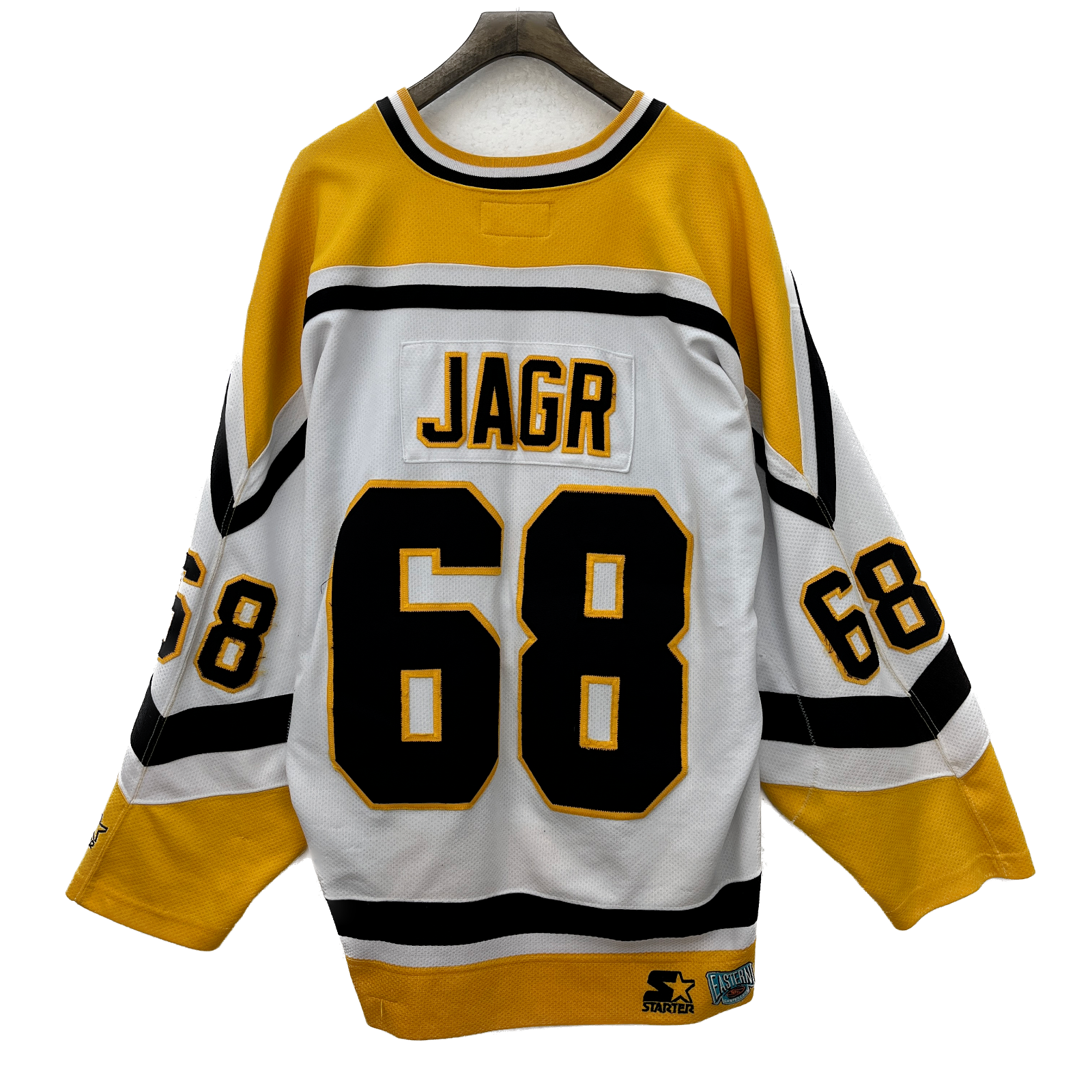 Jaromir Jagr #68 Pittsburgh Penguins Starter Vintage Hockey Jersey Size XL NHL