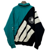 Adidas B. A. A. Boston Marathon Vintage Windbreaker Track Jacket Size M Blue 90s