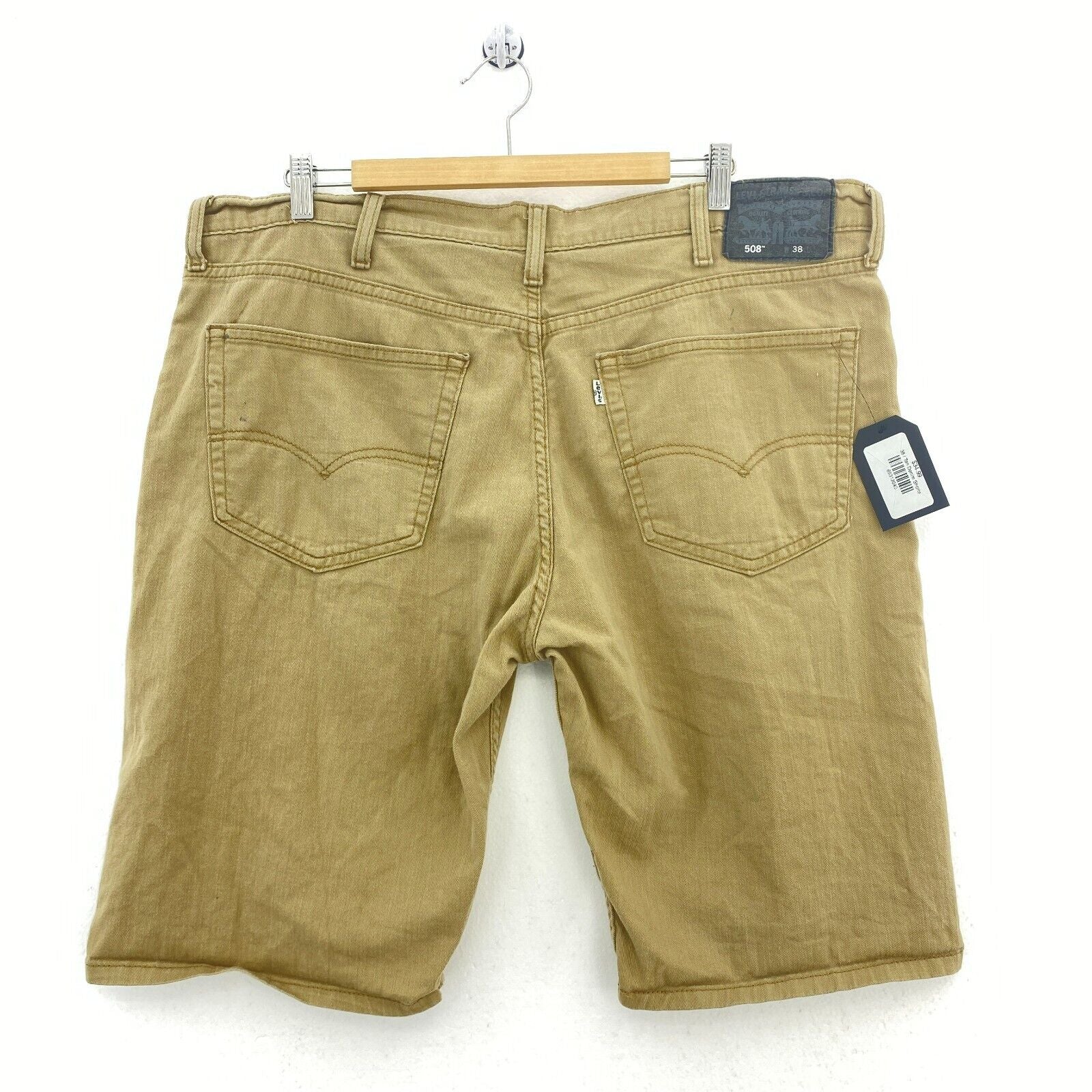 Levi Strauss Tan Denim Jean Shorts Size 38