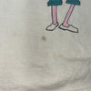 Coconut Joe Clothing Flamingo Vintage Graphic T-shirt Size M Yellow 80s