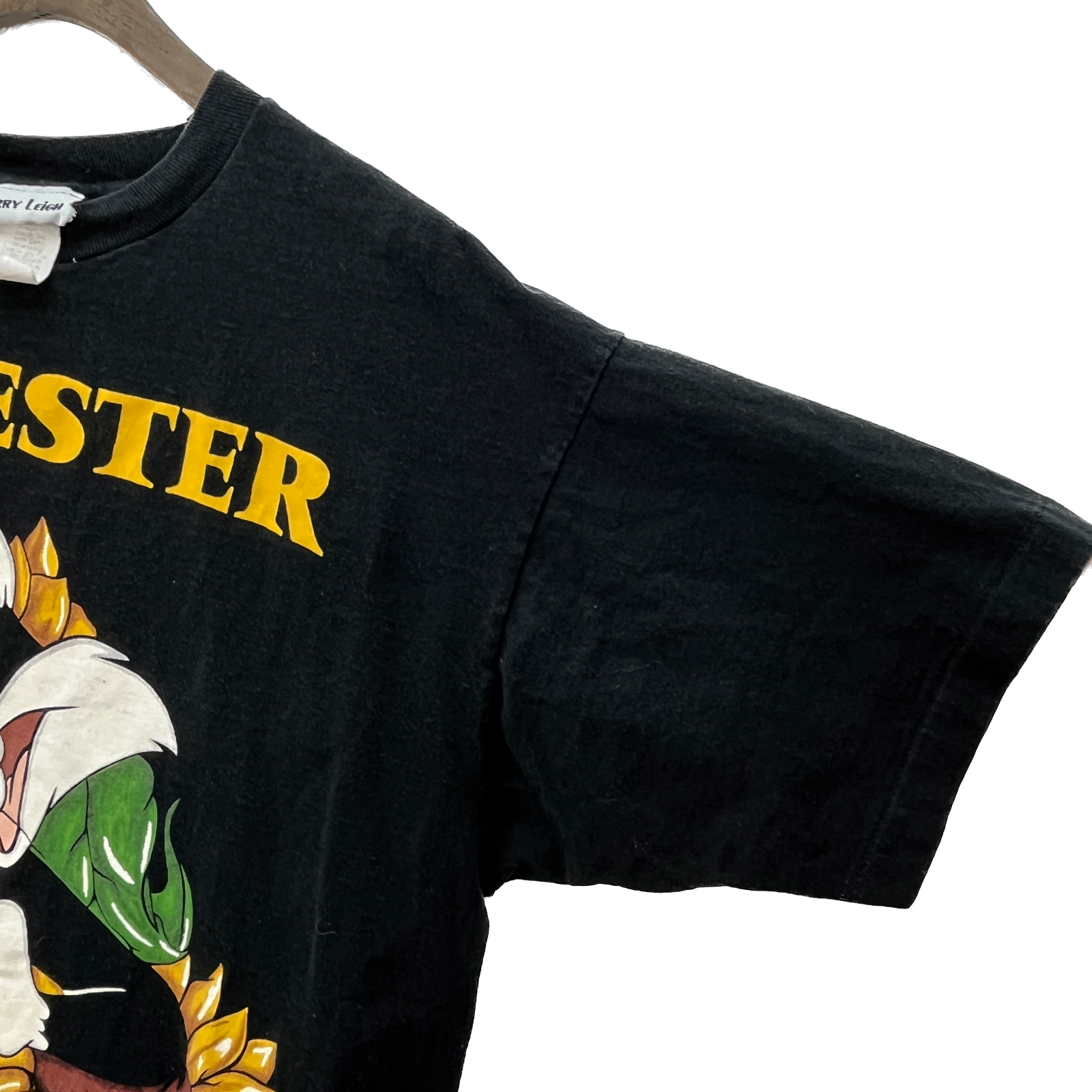 1994 Sylvester Sunflower Looney Tunes Vintage T-shirt Size XL Black Cartoon