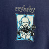 Cry Baby Graphic Print Vintage Navy Blue Sweatshirt Size S