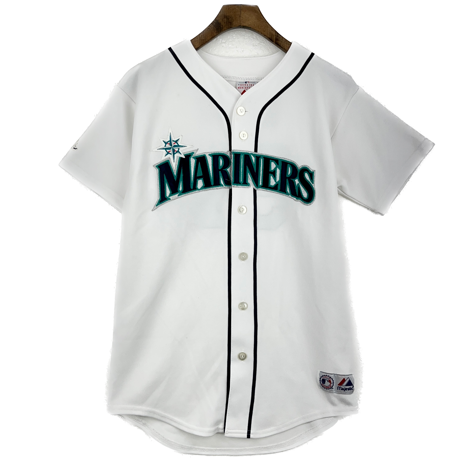 Seattle Mariners Ichiro Suzuki Authentic White Majestic Jersey MLB Kids XL USA