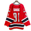 Joe Sakic #91 Team Canada Nike Vintage Olympics Hockey Jersey Red Jersey Size L