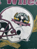 Grey Cup Regina Saskatchewan CFL 1995 Real Men Eat Wheat Green T-shirt Size XL