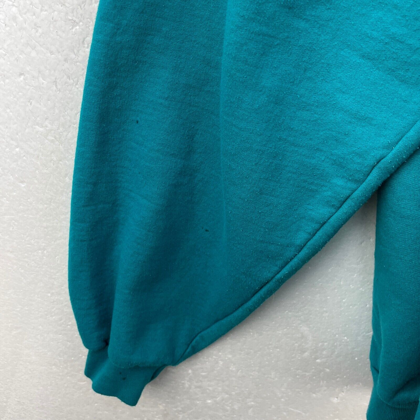 Nike Swoosh Logo Quarter Zip Pullover Blue Sweatshirt Size L